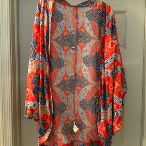 EUC Kimono, cardigan, duster, Large, boho